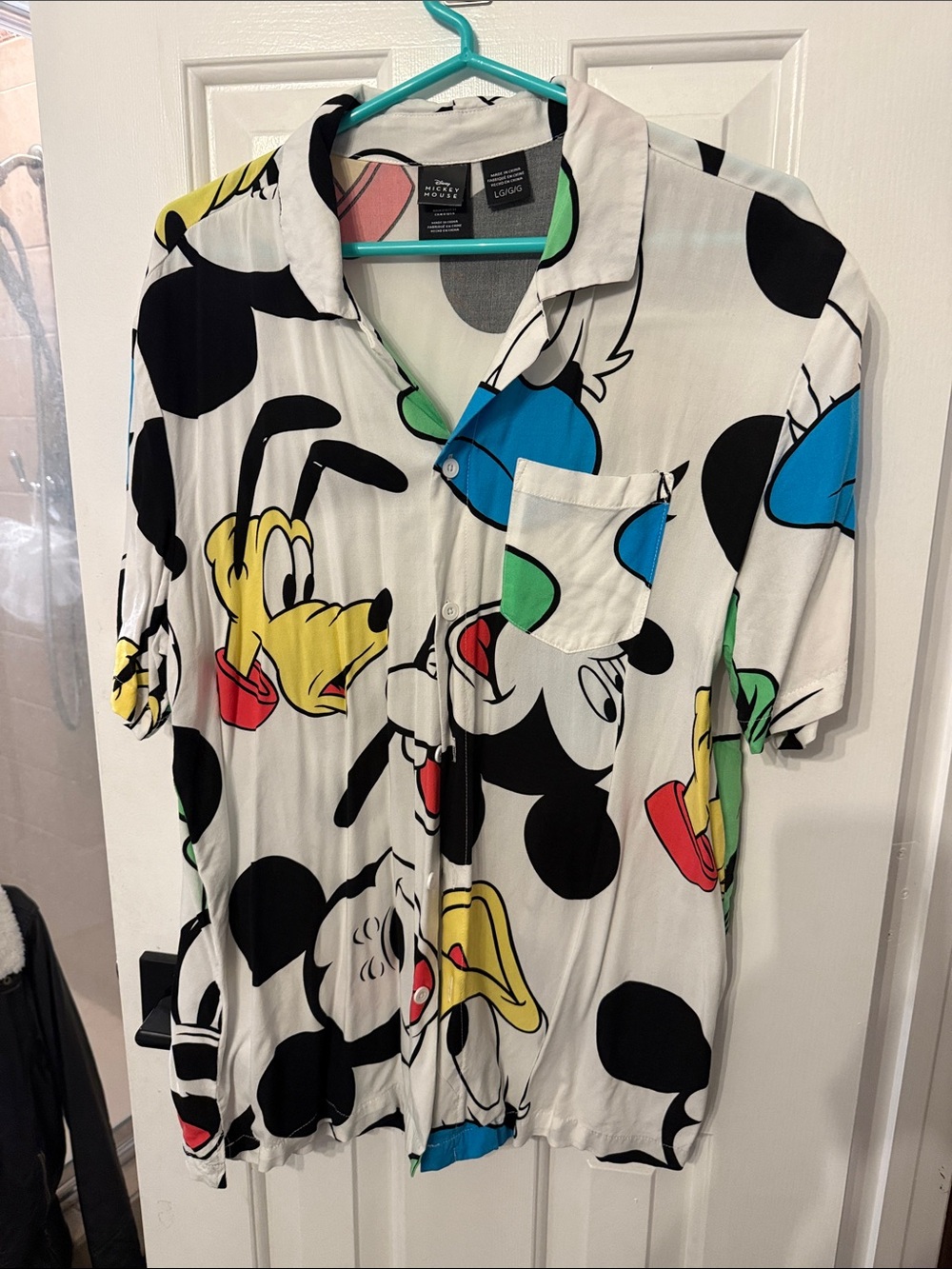 Disney Multicolor Mickey & Friends Button-Down Shirt